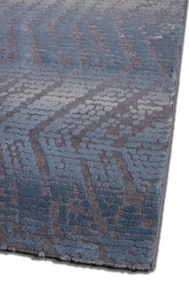 Χαλί μοντέρνο ψηφιδωτό γκρι γαλάζιο Thema 4660/933 - 3x4 Colore Colori - Image 2