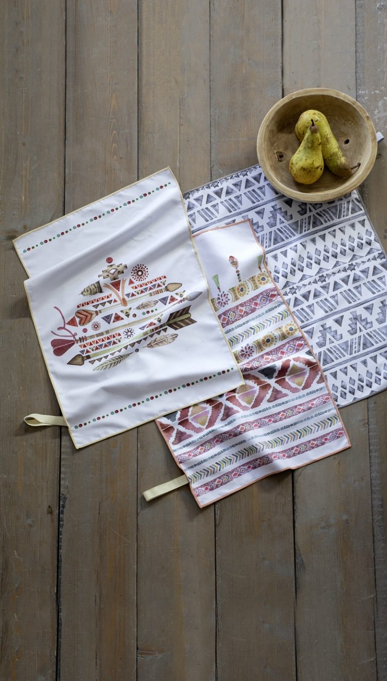 Σετ Πετσέτες Κουζίνας (3 x 40x60) - Zahara της Nima Home 100% Microfiber (Σετ (3 x 40x60)) - Image 1