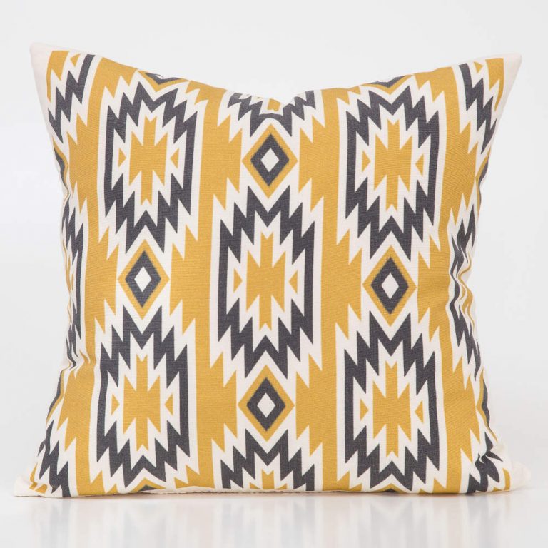 Μαξιλαροθήκη Διακοσμητική Printed Σχέδιο 13 45 x 45 cm 100% Βαμβάκι Εκρού BOREA - Image 1