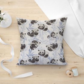 LINO ΜΑΞΙΛΑΡΟΘΗΚΗ PANDA BEAR 601 BLUE 45X45 80% Βαμβάκι 20% Πολυέστερ