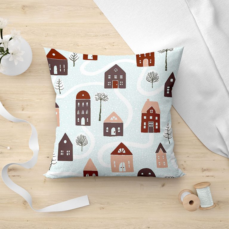 LINO ΜΑΞΙΛΑΡΟΘΗΚΗ ASPEN 701 GREEN 45X45 80% Βαμβάκι 20% Πολυέστερ - Image 1