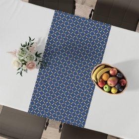 LINO ΤΡΑΒΕΡΣΑ TARTAN 602 BLUE 45X145 80% Βαμβάκι 20% Πολυέστερ