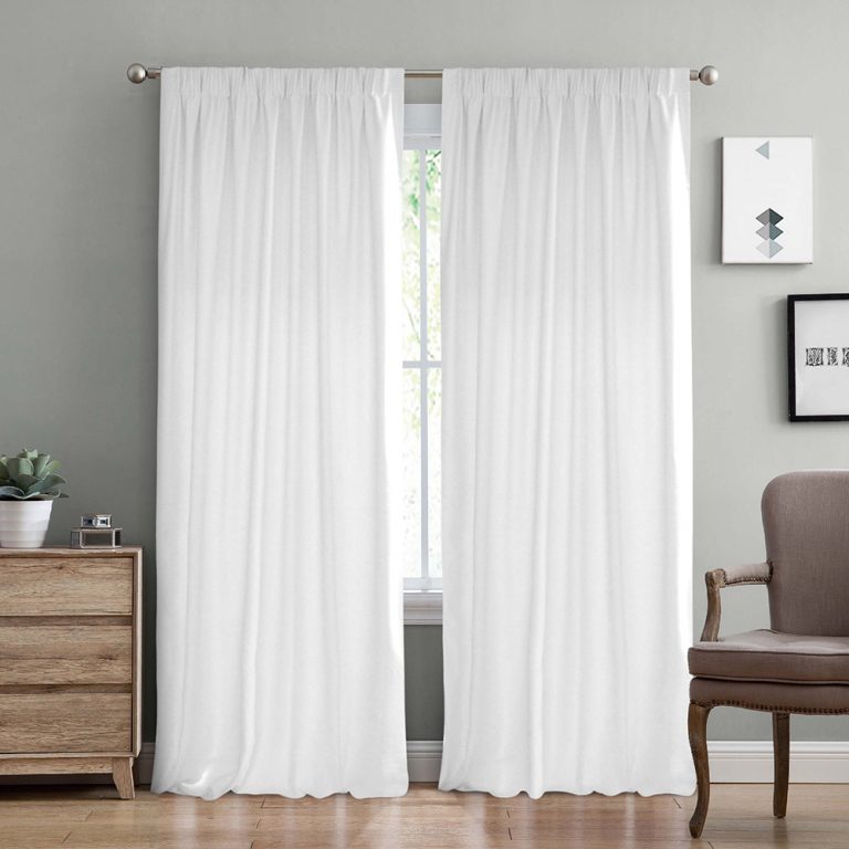 LINO ΚΟΥΡΤΙΝΑ SAMOS ΜΕ ΤΡΕΣΑ C90901 WHITE 150Χ275 70% Βαμβάκι 30% Πολυέστερ - Image 1