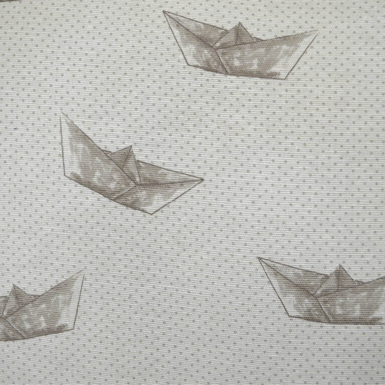 3200000649-b LINO ΜΑΞΙΛΑΡΟΘΗΚΗ PAPER BOAT 801 GREY 45X45 80% Βαμβάκι 20% Πολυέστερ - Image 2