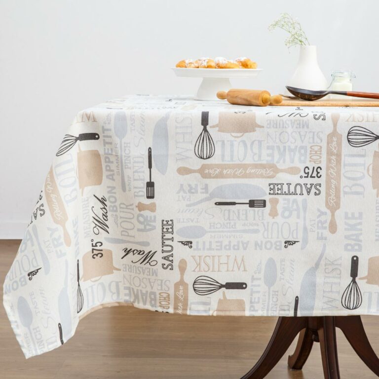 trapezomanthlo-140x180-bon-apetit Τραβέρσα Bon Apetit 50 x 140 cm 50% Βαμβάκι - 50% Polyester Εκρού BOREA - Image 1