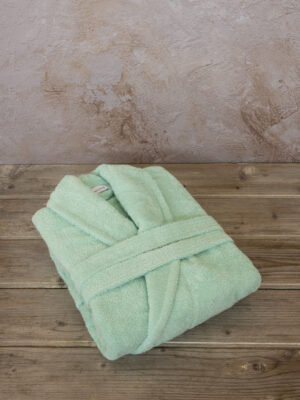 Μπουρνούζι Asana - Extra/Extra Large - Aquamarine της NIMA Extra/Extra Large 100% Terry Cotton, 450 gsm