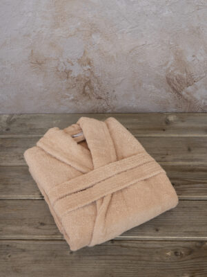 Μπουρνούζι Asana - Small - Light Salmon της NIMA Small 100% Terry Cotton, 450 gsm