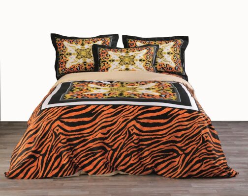 ASIA ΣΕΤ ΠΑΠΛΩΜΑΤΟΘΗΚΗ KING 240x260cm COTTON SATIN DIGITAL PRINT Makis Tselios