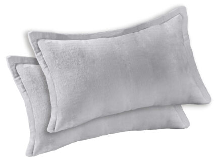 Μαξιλαροθήκες  διακοσμητικές MONDO Silver 50x70 της Guy Laroche (100% Flannel)