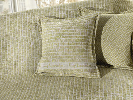Διακοσμητική Μαξιλαροθήκη Parfait Olive 45x45 της Guy Laroche (25% cotton-55% acrylic -20% polyester)