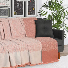 LINO ΡΙΧΤΑΡΙ MELIKI SALMON 180X300 80% Βαμβάκι 20% Πολυέστερ