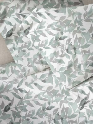 Παπλωματοθήκη Menta Εμπριμέ 050 Grey Μονή (170x250) SUNSHINEHOME