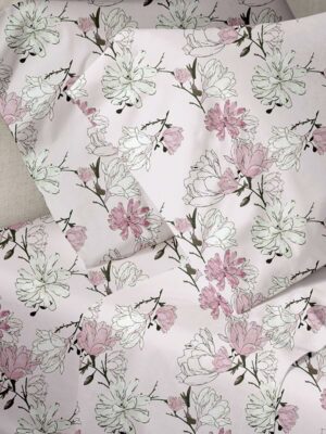 Παπλωματοθήκη Menta Εμπριμέ 070 Pink Μονή (170x250) SUNSHINEHOME
