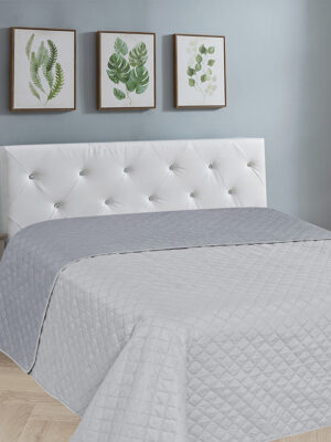 Κουβερλί Fiber Grey/Dark Grey Μονό (160x220) SUNSHINEHOME