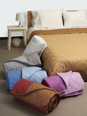 Κουβερλί Menta White Μονό (160x220) SUNSHINEHOME - Image 2