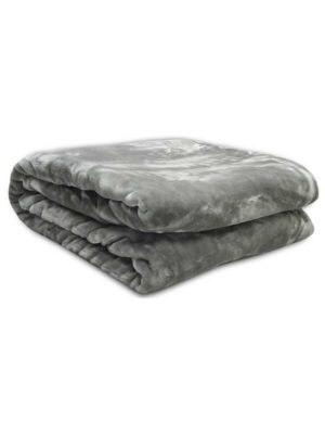 Κουβέρτα βελούδινη Iris Grey Υπέρδιπλη (220x240) SUNSHINEHOME