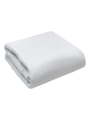 Κουβέρτα πικέ cotton White Υπέρδιπλη (230x265) SUNSHINEHOME - Image 2