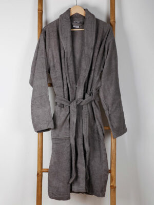 Μπουρνούζι Sato Grey Large SUNSHINEHOME - Image 2