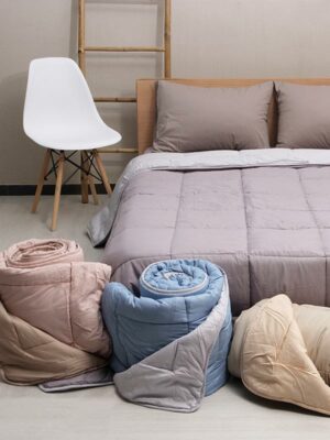 Πάπλωμα Micro Grey King Size (240x250) SUNSHINEHOME - Image 2