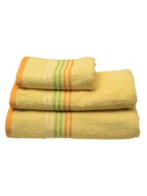 Πετσέτα πενιέ Stripes Yellow Προσώπου (50x100) SUNSHINEHOME