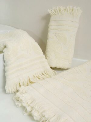 Πετσέτα Κρόσι 10 Ecru Χεριών (40x60) SUNSHINEHOME - Image 2