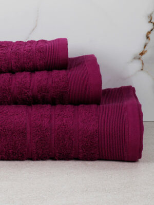 Πετσέτα Χίμπουρι 5 Mauve Μπάνιου (70x140) SUNSHINEHOME - Image 2