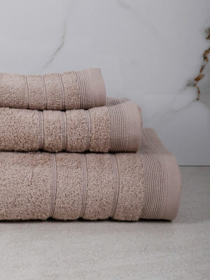 Πετσέτα Χίμπουρι 11 Medium Beige Σετ 3 τεμ. SUNSHINEHOME - Image 2