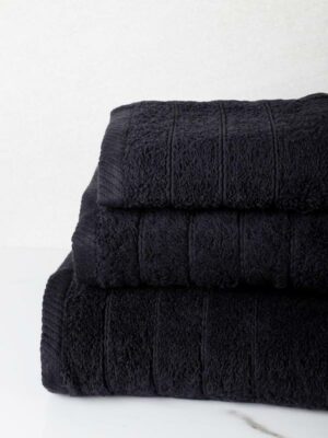 Πετσέτα πενιέ Dory 21 Black Προσώπου (50x100) SUNSHINEHOME - Image 2
