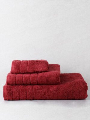 Πετσέτα πενιέ Dory 12 Bordeaux Χεριών (30x50) SUNSHINEHOME