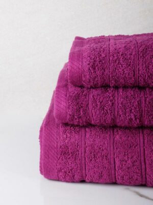 Πετσέτα πενιέ Dory 17 Dark Mauve Χεριών (30x50) SUNSHINEHOME - Image 2