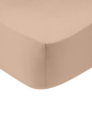 Κατωσέντονο Cotton Feelings με λάστιχο 110 Beige Υπέρδιπλο (180x200+30) SUNSHINEHOME