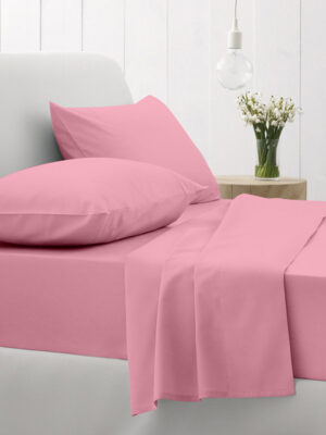 Σετ Σεντόνια Cotton Feelings 102 Lila Διπλό με λάστιχο (150x205+30) SUNSHINEHOME