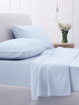 Σετ Σεντόνια Cotton Feelings 103 Light Blue Διπλό (200x270) SUNSHINEHOME