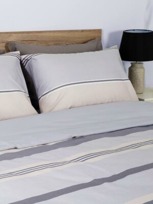 Σετ Σεντόνια Cotton Feelings 2034 Grey Υπέρδιπλο (235x270) SUNSHINEHOME - Image 2