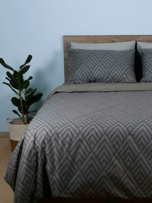 Σετ Σεντόνια Cotton Feelings 2036 Grey King Size (260x270) SUNSHINEHOME
