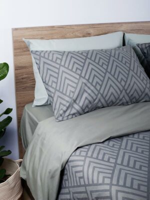 Σετ Σεντόνια Cotton Feelings 2036 Grey King Size (260x270) SUNSHINEHOME - Image 3