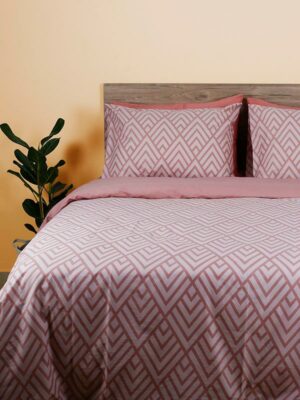 Σετ Σεντόνια Cotton Feelings 2036 Pink King Size (260x270) SUNSHINEHOME