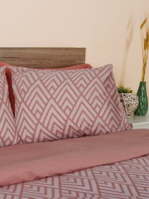 Σετ Σεντόνια Cotton Feelings 2036 Pink King Size (260x270) SUNSHINEHOME - Image 4
