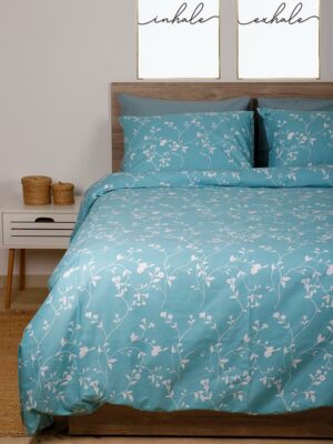 Σετ Σεντόνια Cotton Feelings 924 Aqua Μονό (165x270) SUNSHINEHOME