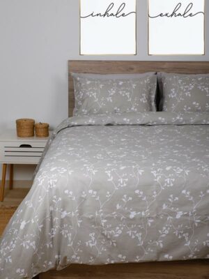 Σετ Σεντόνια Cotton Feelings 924 Grey Μονό (165x270) SUNSHINEHOME