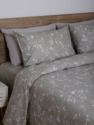 Σετ Σεντόνια Cotton Feelings 924 Grey Μονό (165x270) SUNSHINEHOME - Image 2