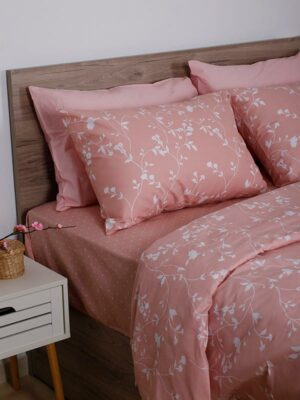 Σετ Σεντόνια Cotton Feelings 924 Pink Μονό (165x270) SUNSHINEHOME - Image 2