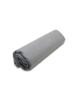 Κατωσέντονο Menta με λάστιχο 19 Dark Grey Ημίδιπλο (120x200+25) SUNSHINEHOME