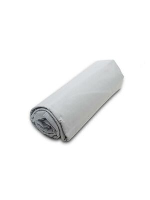 Κατωσέντονο Menta με λάστιχο 18 Light Grey Μονό (100x200+25) SUNSHINEHOME