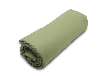 Κατωσέντονο Menta με λάστιχο 11 Olive Ημίδιπλο (120x200+25) SUNSHINEHOME