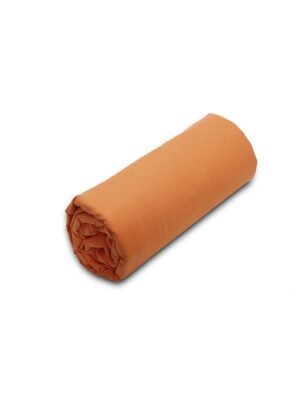 Κατωσέντονο Menta με λάστιχο 7 Orange Ημίδιπλο (120x200+25) SUNSHINEHOME