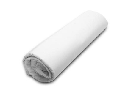Κατωσέντονο Menta με λάστιχο 1 White Υπέρδιπλο (180x200+25) SUNSHINEHOME