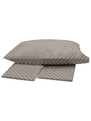 Σετ Σεντόνια Menta Εμπριμέ 530 Grey Διπλό (200x250) SUNSHINEHOME - Image 2
