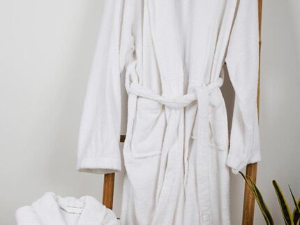 Μπουρνούζι πεννιέ γιακά Large SUNSHINEHOME