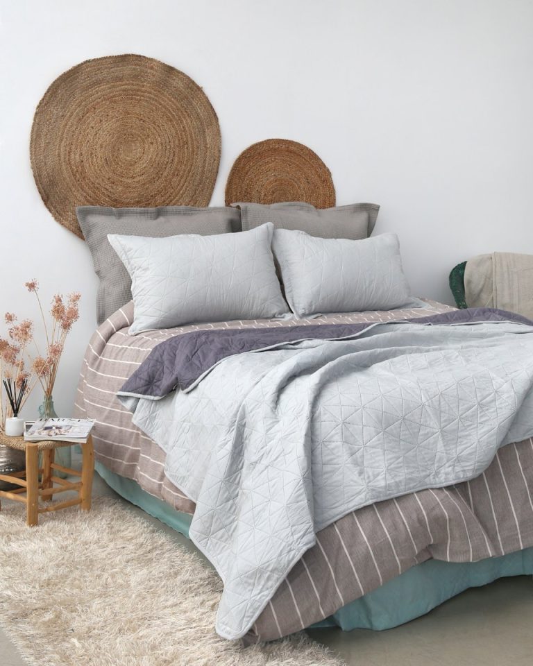 Πλεκτό χαλάκι Trecase Διάμετρος 90cm Μπεζ της Pennie - Image 4